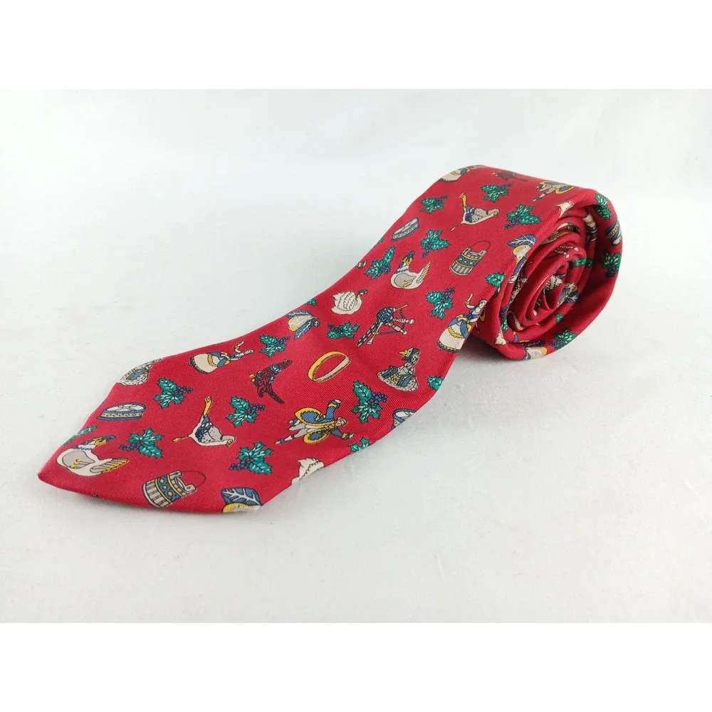 VINTAGE Land's End Silk Tie 60